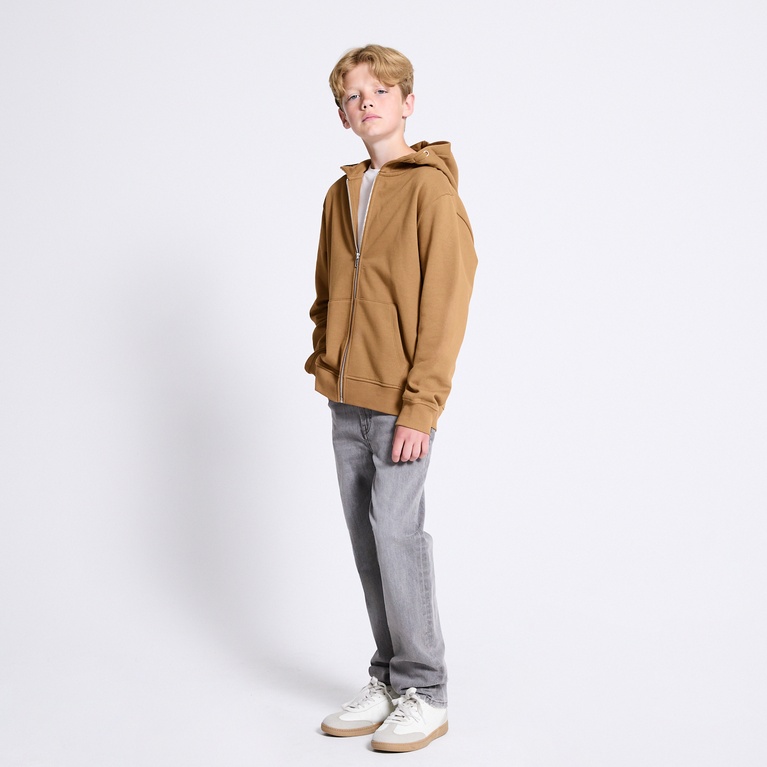 Zip hoodie "Tom star" Toffee